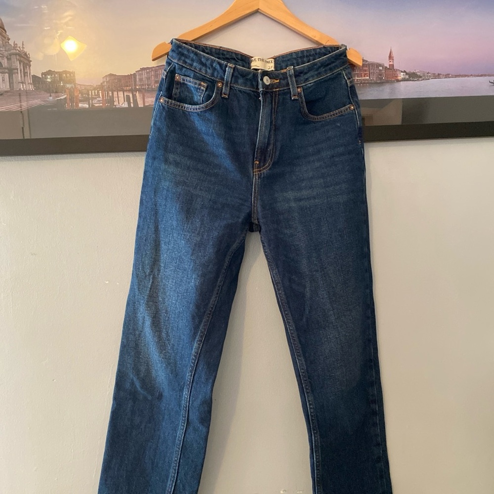 We The Free pacifica high rise slim straight leg  Denim Jeans